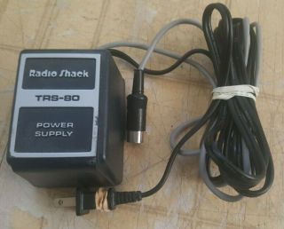 Vintage Trs 80 Model 1 And Expansion Power Supply - And