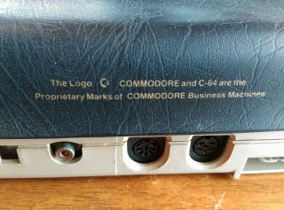 COMMODORE 64 C64 - DUST COVER (branded) - FIRST EVER SEEN - VERY RARE 2