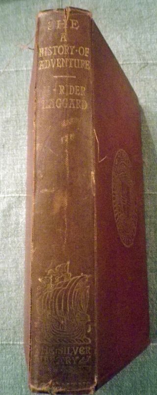 She: A History Of Adventure H Rider Haggard 1925 Hardback With 32 Illustrations
