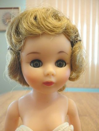 Vintage American Character Toni Doll 10.  5 " Tosca Hair W/orig Chemise