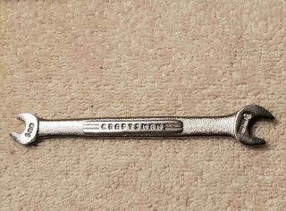 Vintage Craftsman - V - Series 44502 Metric 6mm X 8mm Open End Wrench Usa Nos