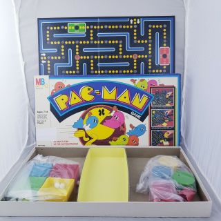 Vtg Milton Bradley Pac - Man Board Game Rare 1980 (no Instructions) Vintage