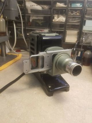 Vintage Leitz Prado 150 Projector With Slide Tray,  Leitz Elmar 1:3.  5 50mm Lens.