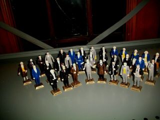 Vtg Marx Us Presidents 33 Hard Plastic Toy Figure 