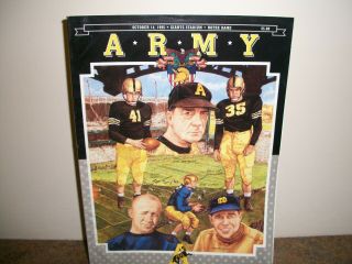 Notre Dame Vs.  Army Football Program October 1995
