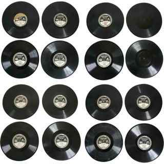 16 Antique American Edison Diamond Disc Phonograph Records 1911 - 29