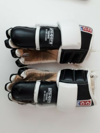Vintage CCM hockey gloves All Leather 2