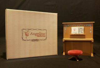 2001 American Girl - Angelina Ballerina Retired Piano And Stool W/ Box