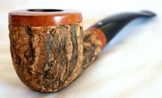 Tommaso Spanu Cork Finished Bent Billiard/ Handcrafted Italy/
