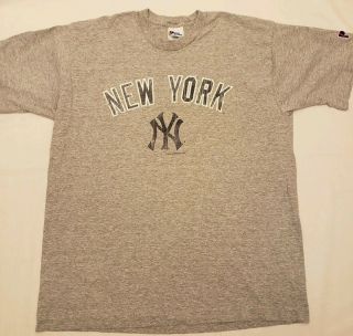 Vintage York Yankees 1998 Pro Player T Shirt Xl Distressed Style Mlb