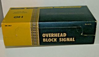 Rare 2 - Marx Vintage Ho 6434 Overhead Block Signal W/orig Box Look - Instructions
