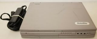 Vintage Toshiba Satellite 225cds Laptop Computer With Power Supply