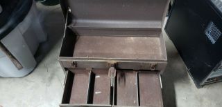 Vintage Kennedy Kits 7 Drawer Machinist Chest Tool Box With Key