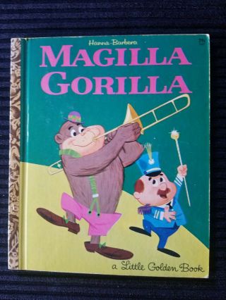 Vintage Little Golden Book Magilla Gorilla 1964 1st Edition 547