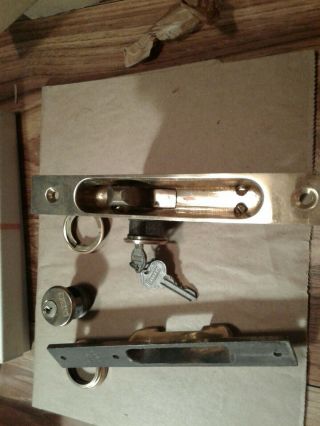 Vintage Sargent Commercial Industrial Door Mortise Lock Pocket Door