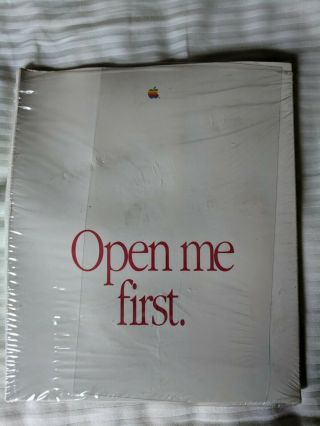 Apple Mac Macintosh Se Fdhd Open Me First Packet In Shrinkwrap W Disks