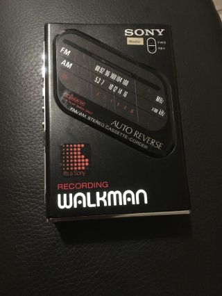 Sony Radio Casette Player Walkman Wm - F200 Ii Fm - Am Vintage