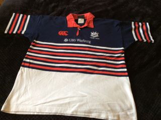 Rare Vintage Canterbury Hong Kong Player Issue Rugby Shirt Xl -