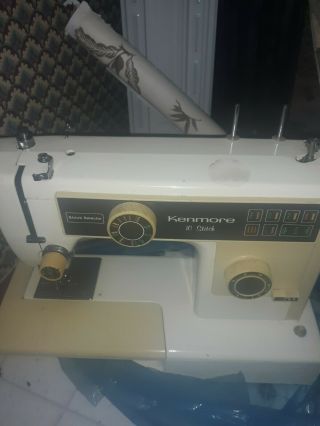 Vintage Metal Kenmore 10 Stitch Heavy Duty Sewing Machine Model 385 100