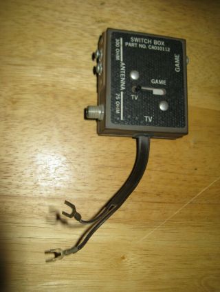 Vintage Atari Tv Computer Switch Box Ca010112