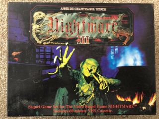 Vtg Anne De Chantraine.  Witch Nightmare 3 Video Board Game Vhs Halloween