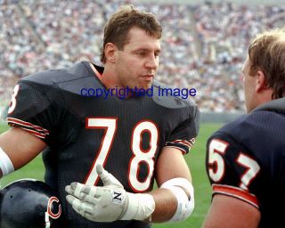 Keith Van Horne 1981 - 93 Chicago Bears 1985 Bowl Champs Color 8x10 A