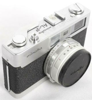 Vintage Minolta Japan Al - F Film Camera 1:2.  7 38mm Lens Cameras