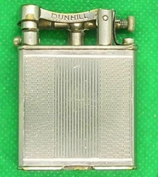 Vintage Dunhill Pipe Lighter,  Silver Plated Arm Lift