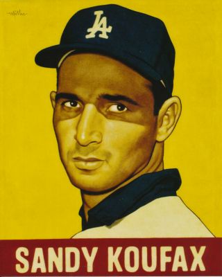 Sandy Koufax 8x10 Art Print Los Angeles Dodgers 4 W.  S 4 No Hitters 3 Cy Youngs