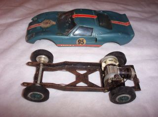 Vintage 1/24 Cox Ford Gt40 Hot Rod Racer Gasser Race Car Rebuild Or Parts