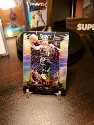 2018 - 19 Select Rc Trae Young Rookie Select Silver Prizm Atlanta Hawks Concourse