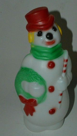 Vintage Empire Christmas Blow Mold Frosty The Snowman Light Decoration 13 "