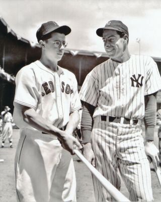 Joe Dimaggio Yankees And Dom Dimaggio Red Sox 8x10 Photo 1949 All Star Game