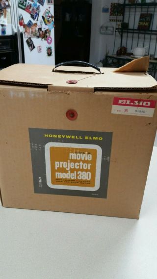 Vintage Honeywell Elmo Dual - 8mm Movie Projector Model 380