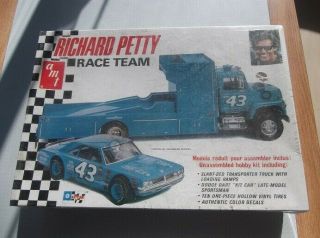Vintage 1977 Amt Richard Petty Race Team Kit T569 Kit Car