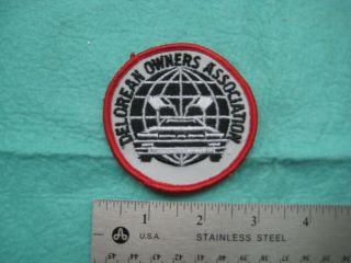 Vintage Delorean Owners Association Service Dealer Uniform Patch