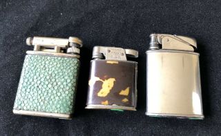 Vintage Lighters English And German - Rayson,  Permalon & Automatic