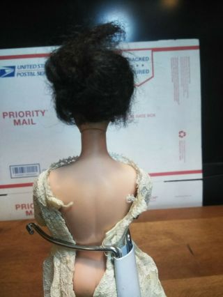 Vintage Japan 4 Brunette Ponytail Barbie Doll with Gown 3