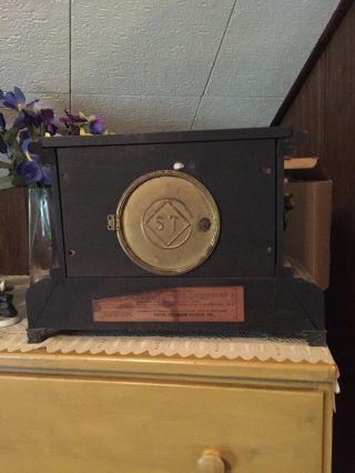 Antique Seth Thomas Adamantine Mantle Clock With Key