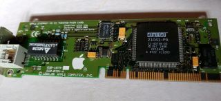 Apple Ethernet CS II Twisted - Pair Card 630 - 1837 820 - 0784 - A Comm Slot II rivets 2
