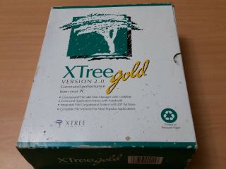 Xtree Gold 2.  0 For Ms - Dos Ibm Pc Xt At Ps2 Compats Floppy Disk 1991