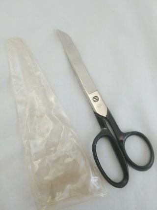 Vintage Hot Drop Forged Steel Scissors 8 " Made In Italy Sharp Tight