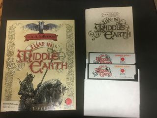 War In Middle Earth By Jrr Tolkiens Commodore 64 Boxed Game