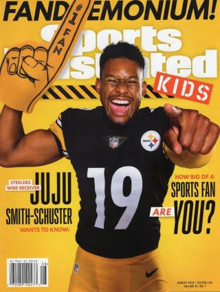 2019 Sports Illustrated Kids Cover Clipping Featuring Juju Smith Steelers Ns