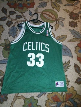 Vintage Larry Bird Boston Celtics Jersey Champion Men 