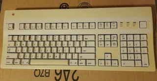 1990 Vintage Apple Extended Keyboard Ii Model M3501