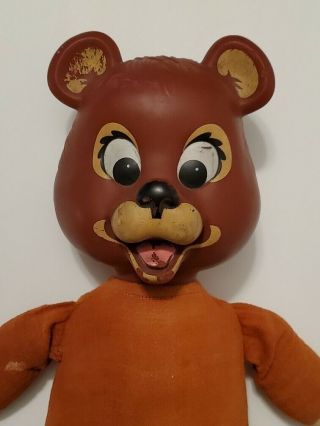 VINTAGE BIFF THE BEAR BY MATTEL 1965 - Does Not Talk 2