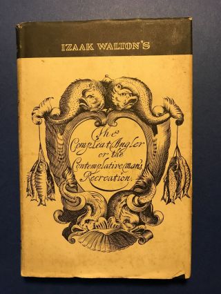 Izaak Walton - The Compleat Angler - 1948 Goldfinch Title Hbk With D/j Vg,