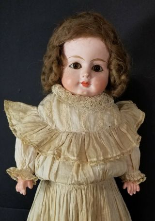 Large Exquisite Antique German Papier Mache Doll