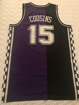 Sacramento Kings Demarcus Cousins 15 Adidas Jersey,  Size: Large